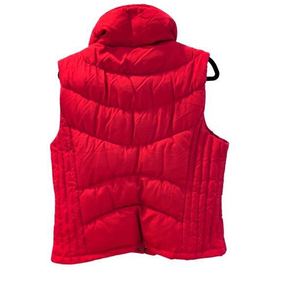 Kenneth Cole Reaction Red Puffer Vest XL Down Feather Fill Quilted Warm - Picture 2 of 7
